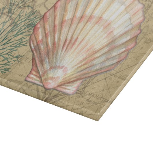 Kustkaartcollage Snijplank (Hoek)