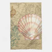 Kustkaartcollage Theedoek (Verticaal)