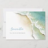 Kustkaarten voor de Waterverf van de kustvaart Feestdagenkaart (Voorkant)