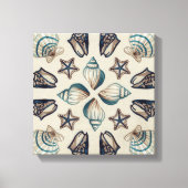 Kustkaleidoscoop I Canvas Afdruk (Voorkant)