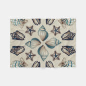 Kustkaleidoscoop I Fleece Deken (Voorkant (Horizontaal))