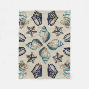 Kustkaleidoscoop I Fleece Deken
