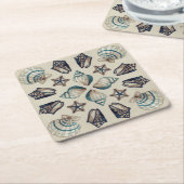 Kustkaleidoscoop I Kartonnen Onderzetters (Schuin)