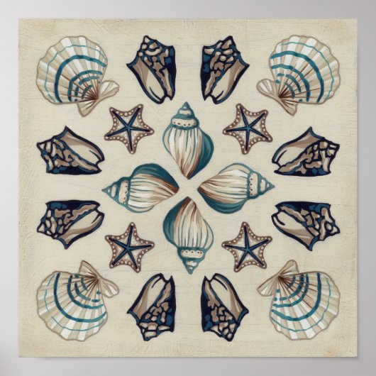 Kustkaleidoscoop I Poster (Voorkant)