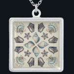 Kustkaleidoscoop I Zilver Vergulden Ketting<br><div class="desc">Mariene Leven</div>