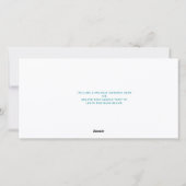 Kustkalender 2022 Tropische ZEEEN en GREETINGS Feestdagenkaart (Achterkant)