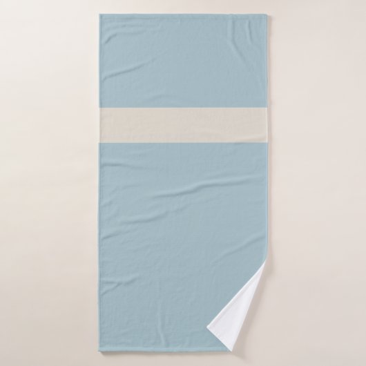 Kustkalm Blauw & Witte Spa Badhanddoek (Badhanddoek)