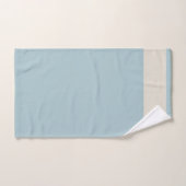 Kustkalm Modern Blauw & Wit Bad Handdoek (Handdoek)