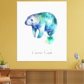 Kustkalm Zeekoe Muurdecoratie Canvas Afdruk (Insitu (Woonkamer))