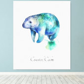 Kustkalm Zeekoe Muurdecoratie Canvas Afdruk (Insitu (Houten vloer))