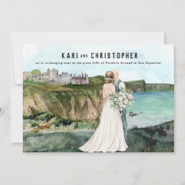 Kustkasteel aan Zee | Trouwreceptie Kaart