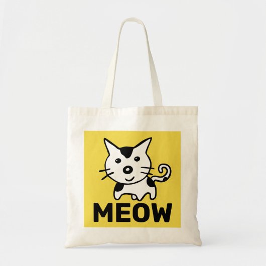KUSTKAT-TAS (DOEL) TOTE BAG (Voorkant)