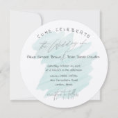 Kustkatoen met moderne typografie cirkel kaart (Voorkant)