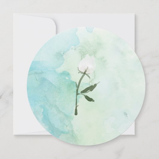 Kustkatoen met moderne typografie cirkel kaart (Achterkant)