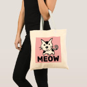KUSTKATTEN VAN HET TAS PINK MEOW (PURSE) (Voorkant (product))