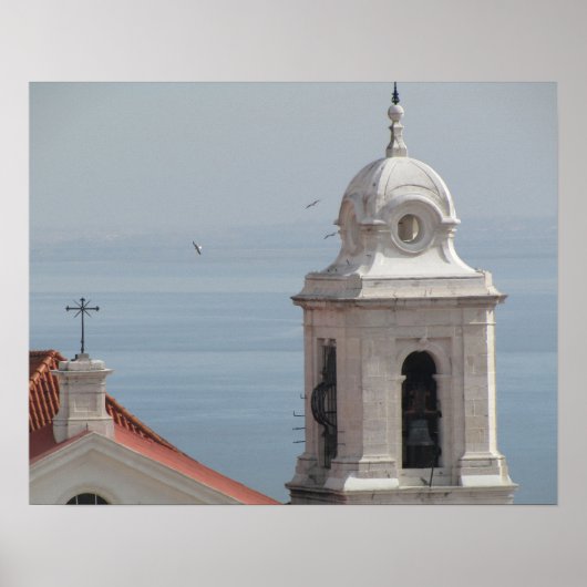 Kustkerktoren Poster (Voorkant)