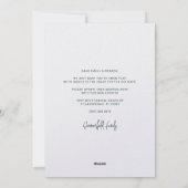 Kustkerst Home Palmboom Bewegen Feestdagenkaart (Achterkant)