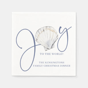 Kustkerst Joy Seashell Nautical Holiday Servet