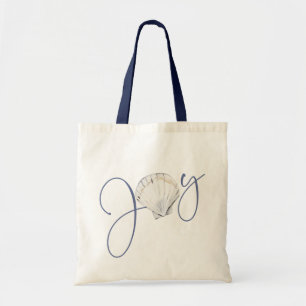 Kustkerst Joy Seashell Nautical Holiday Tote Bag