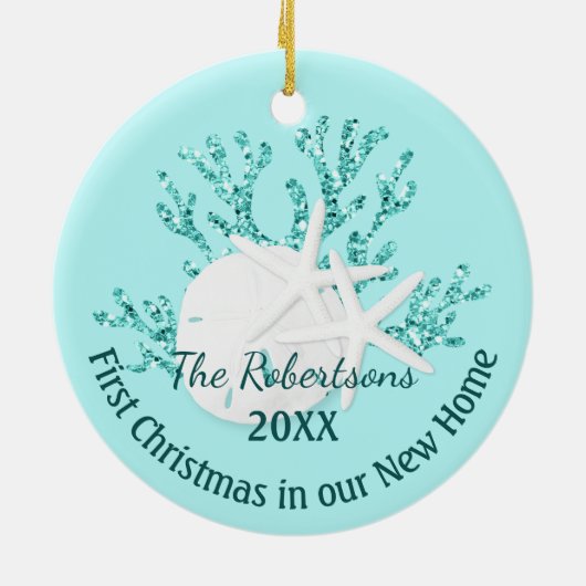 Kustkerst - Nieuw startpunt Keramisch Ornament (Achterkant)