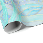 Kustkerst Schattige Onderwater Zee Creatures Cadeaupapier (Rol Hoek)