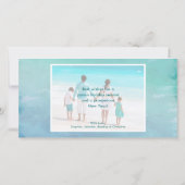 Kustkerst SEAsons Groeten 3 Foto's Feestdagenkaart (Achterkant)