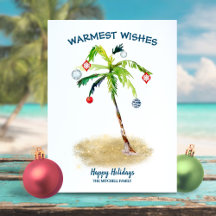 Kustkerst | Tropische palmboom Warm Wishes
