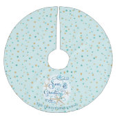 Kustkerst ZEEEN & GROETEN Naam Kerstboom Rok (Voorkant)