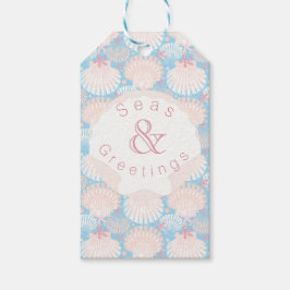 Kustkerstblauw Cadeaulabel