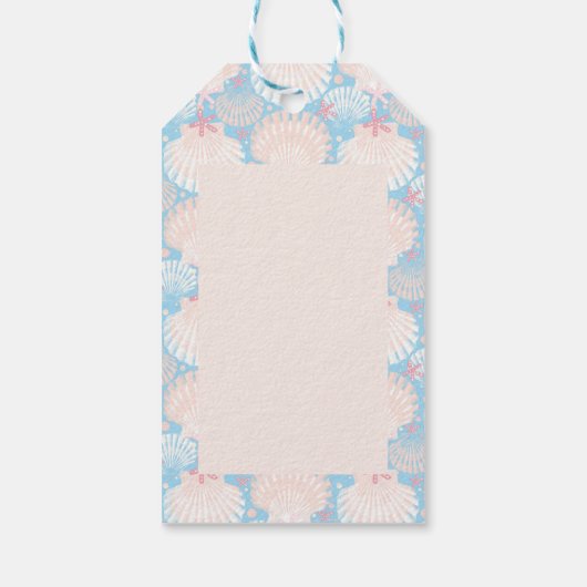 Kustkerstblauw Cadeaulabel (Achterkant)