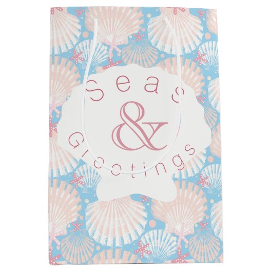 Kustkerstblauw Medium Cadeauzakje (Voorkant)