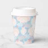 Kustkerstblauw Papieren Bekers (Rechts)