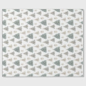 Kustkerstboom + Anker Cadeaupapier (Vlak)