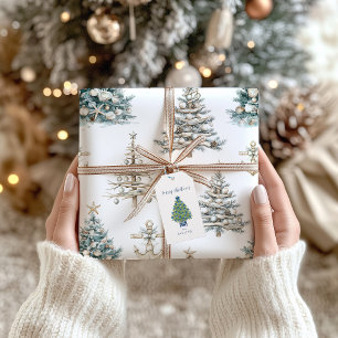 Kustkerstboom + Anker Cadeaupapier