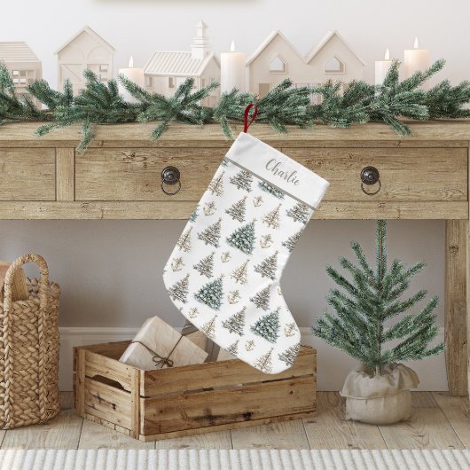 Kustkerstboom kleine kerstsok