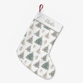 Kustkerstboom kleine kerstsok (Voorkant (Hangend))