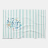 Kustkerstfeestjes en -ZEEEN Theedoek (Horizontaal)