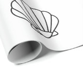 Kustkerstgroeten met flora en fauna cadeaupapier (Rol Hoek)