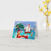 Kustkersthaven Vakantiebootparadenkaarten Kaart (Gele Bloem)