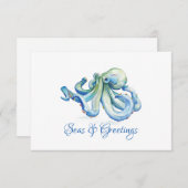 Kustkerstkaart, vakantiekaart (Voorkant / Achterkant)