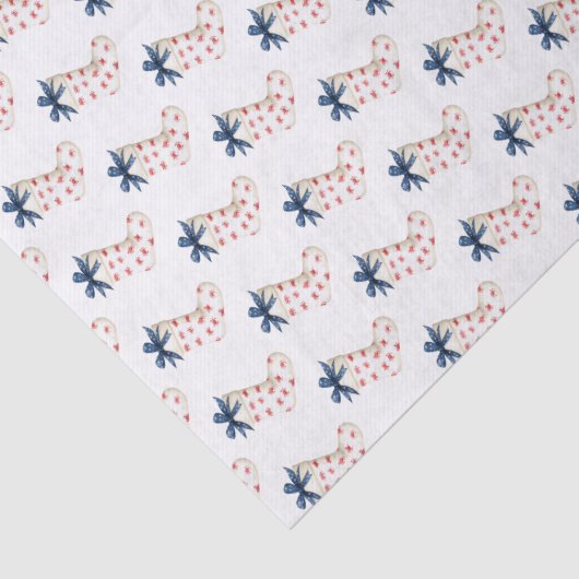 Kustkerstkousen met krabben tissuepapier (Detail)