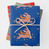 KUSTKERSTMAS-DIEREN, FLAT SHEET Wrapping Paper (In situ)