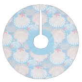 Kustkerstschelp en zeesterren kerstboom rok (Voorkant)