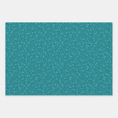 Kustkerstset van drie inpakpapier vel (Voorkant 3)