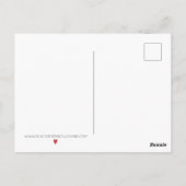 Kustkerststrand vakantiefoto briefkaart (Achterkant)