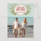 Kustkerststrand vakantiefoto briefkaart (Voorkant)