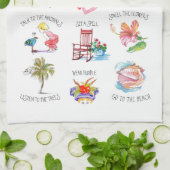 Kustkeuken om elke dag keukenhanddoek te maken (Gevouwen)