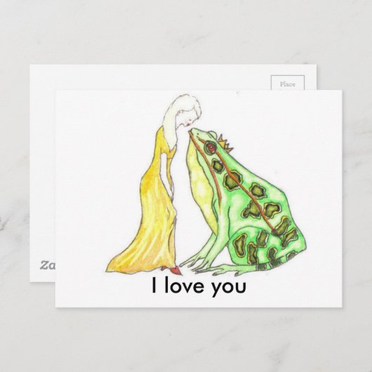 kustkikker briefkaart (Voorkant / Achterkant)