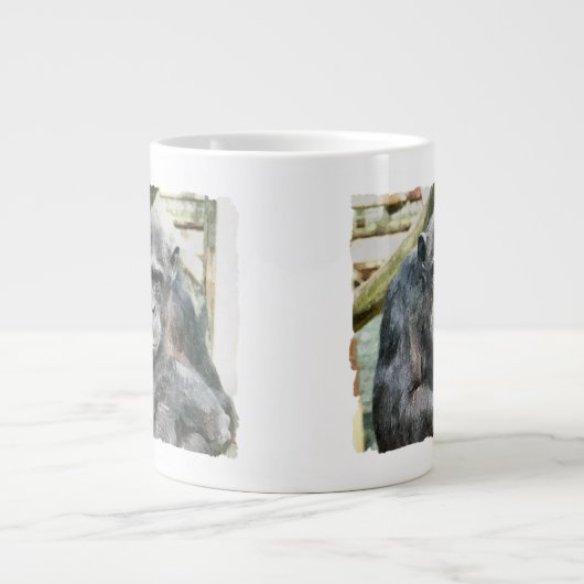 KUSTKIMPANZES GROTE KOFFIEKOP (Voorkant)