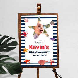 Kustkinderen verjaardagsfeestje perfect poster